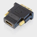 DVI-D/HDMI-Adapter, vergoldet